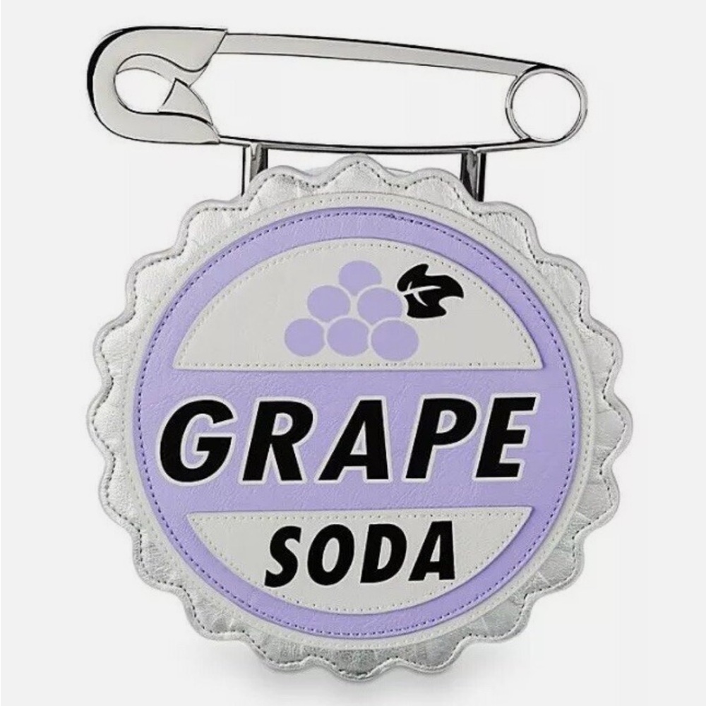 NEW Disney Parks Pixar "Up" Grape Soda Bottle Cap Crossbody